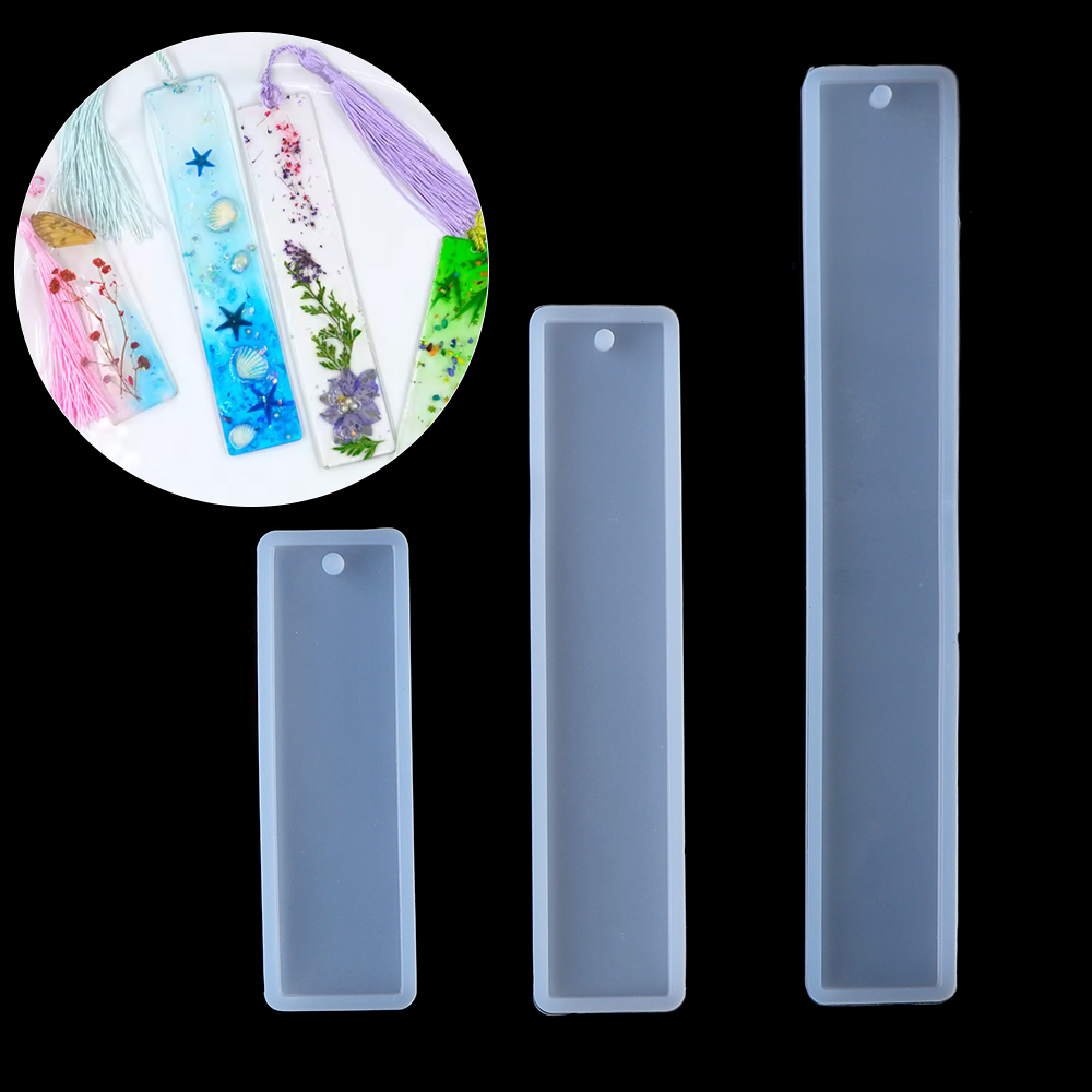 Resin Art Bookmark - 1 قطعة المرجعية قالب من السيليكون