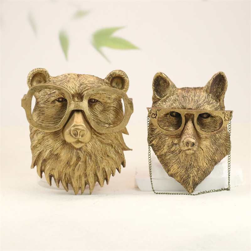 Resin Art For Wedding Gift - ديكور حائط على شكل رأس حيوان