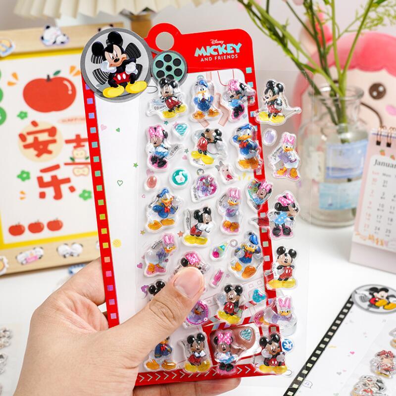 Resin Art Sticker - ملصق كريستالي ثلاثي الأبعاد بتصميم ميكي