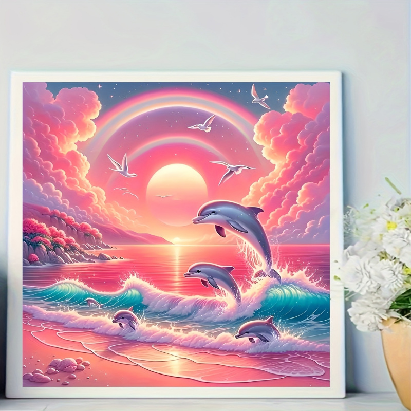 طقم رسم بالألماس، نمط سماء ورد - مراجعة Resin Art For Beginners وسعره