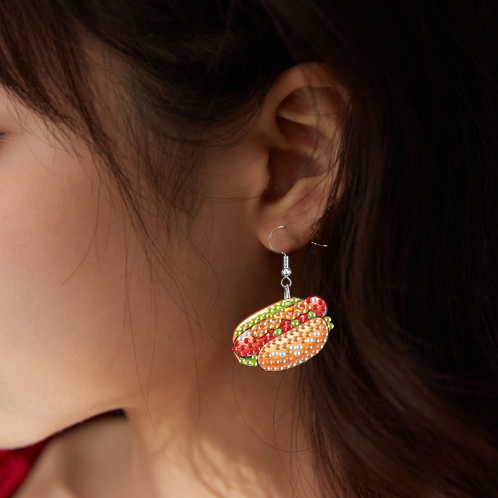 4 أزواج من الأقراط ذات الوجهين - مراجعة Resin Art Earrings Kit وسعره