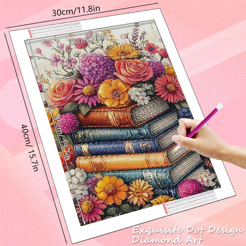 HUACAN طقم فن الموزاييك الماسي - مراجعة Resin Art Of Rose وسعره
