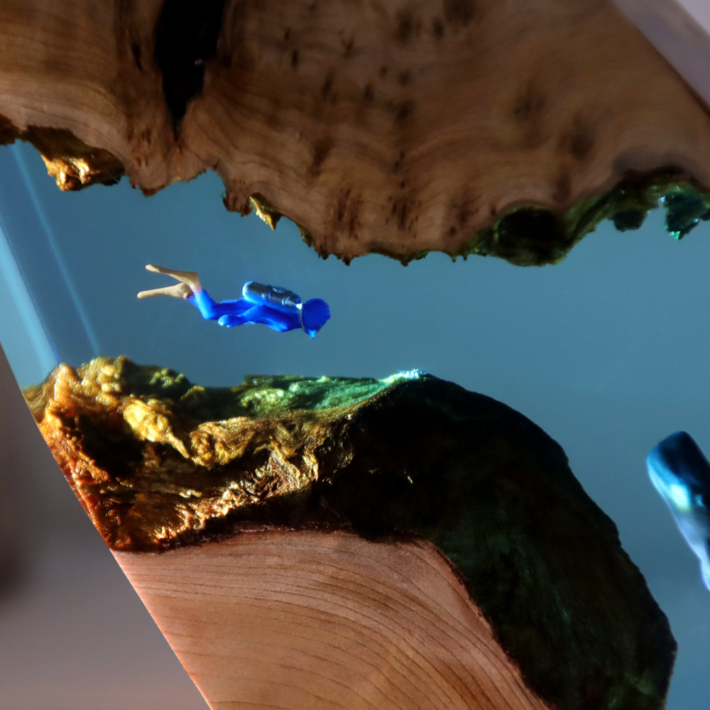 ديكور منزلي جديد على شكل غواصة - مراجعة Resin Art For Wedding Gift وسعره
