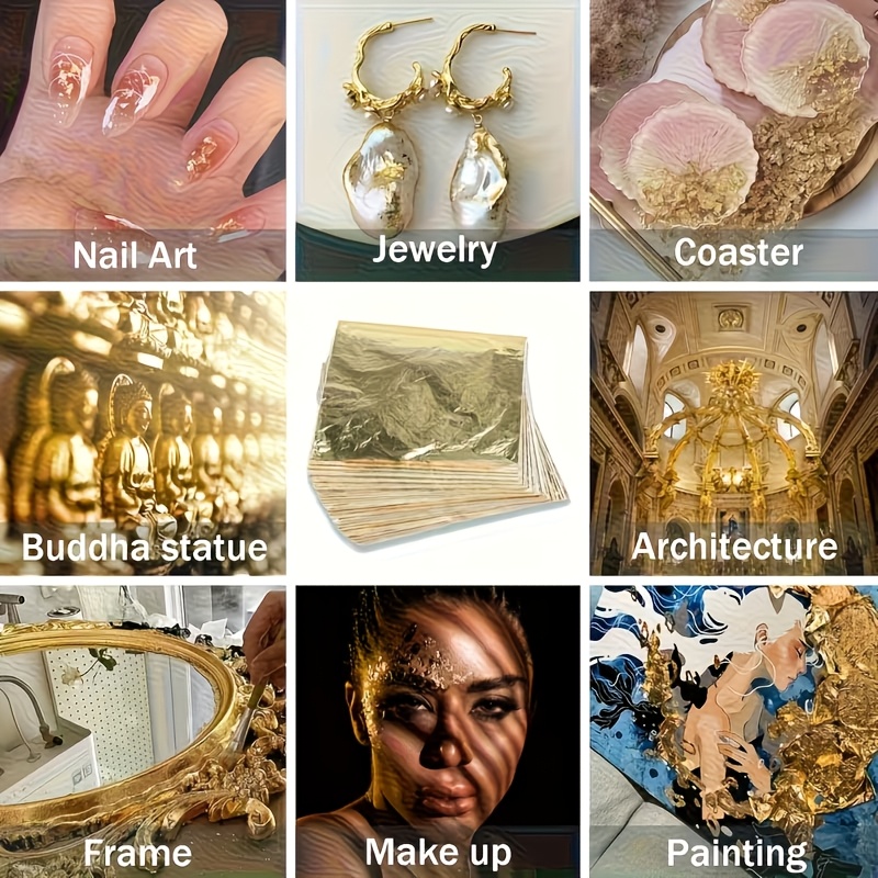 مجموعة من 100 قطعة من أوراق ال - مراجعة Resin Art For Wedding Gift وسعره