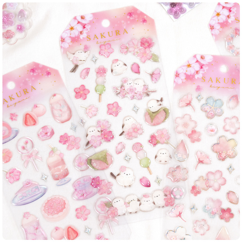 النمط الياباني ساكورا كريستال  - مراجعة Resin Art Sticker وسعره