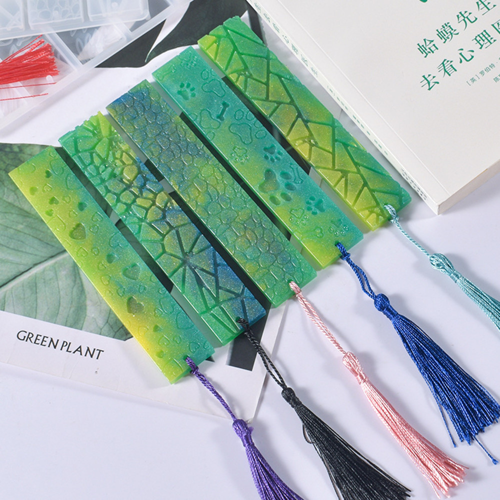 DIY كريستال الايبوكسي الراتنج  - مراجعة Resin Art Bookmark وسعره