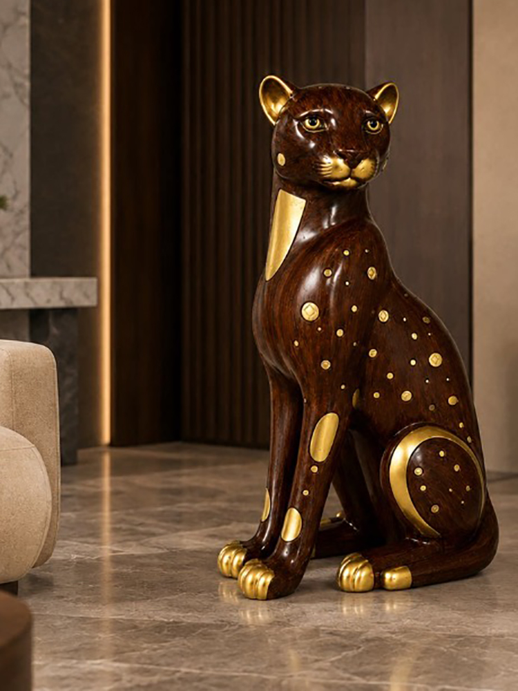 ديكور منزلي: تمثال فني على شكل - مراجعة Resin Art With Wood وسعره