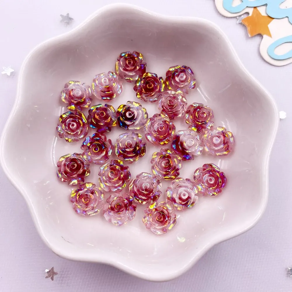 ظهر مسطح لامع ملون ، راتنج أب  - مراجعة Resin Art Of Rose وسعره
