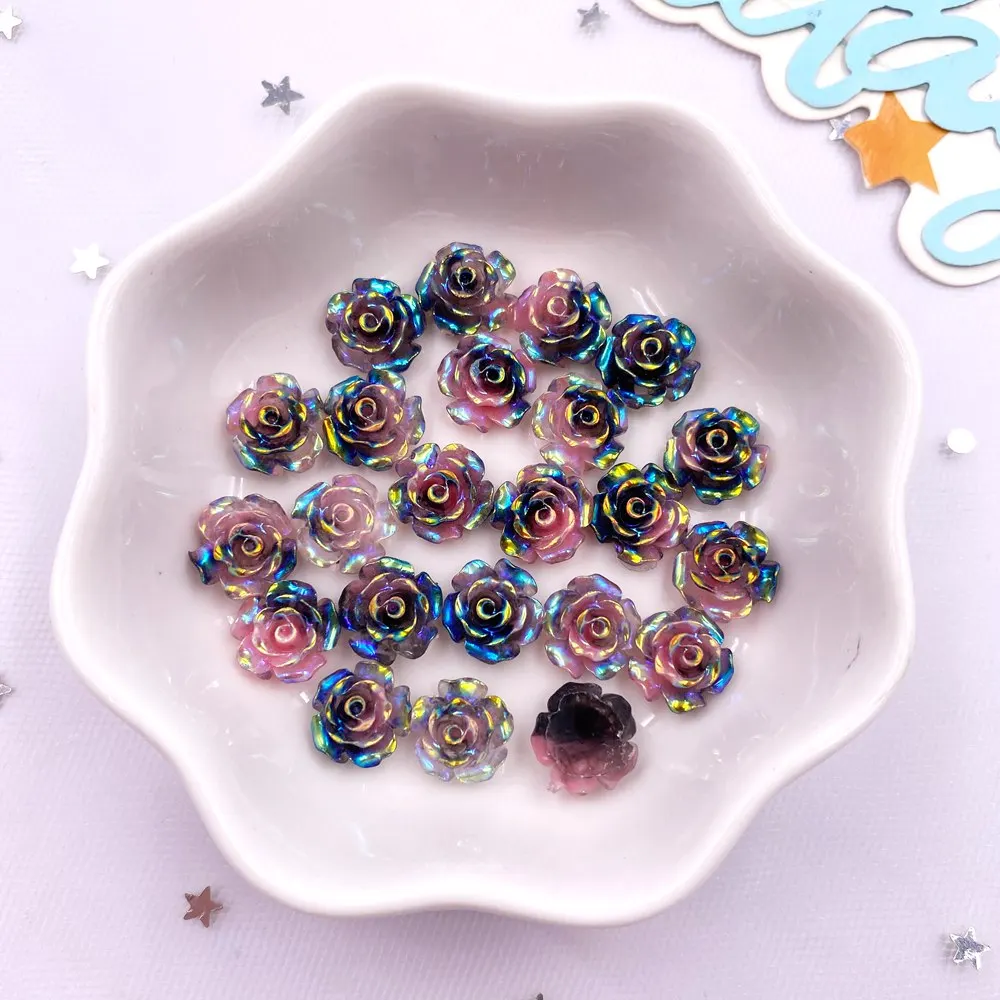 ظهر مسطح لامع ملون ، راتنج أب  - مراجعة Resin Art Of Rose وسعره
