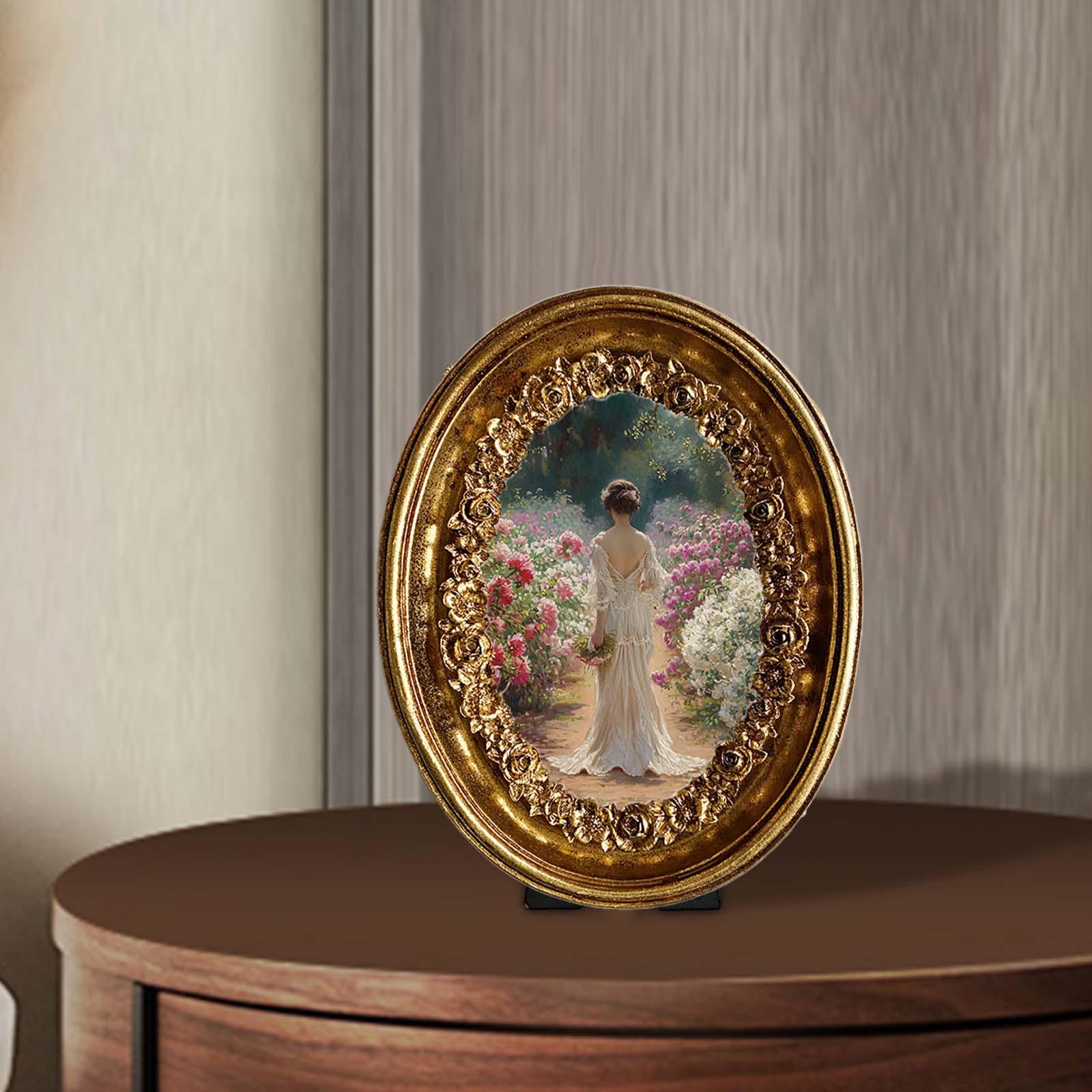إطار صور بيضاوي عتيق مقاس 5.8  - مراجعة Resin Art Gallery وسعره
