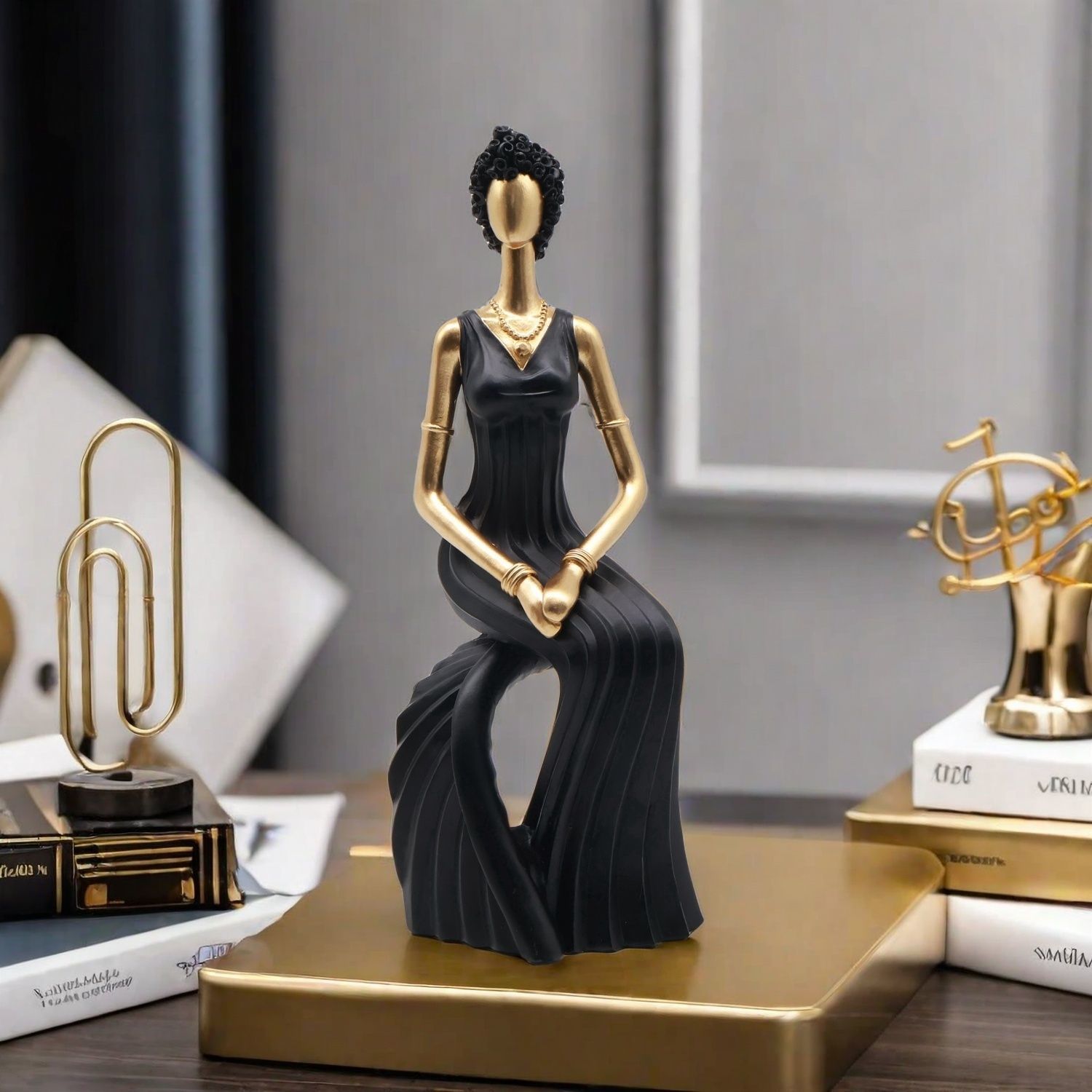 تمثال ديكور من الراتنج بتصميم  - مراجعة Resin Art For Wedding Gift وسعره