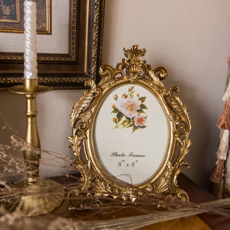 إطار صور بيضاوي ذهبي عتيق من ا - مراجعة Resin Art For Wedding Gift وسعره