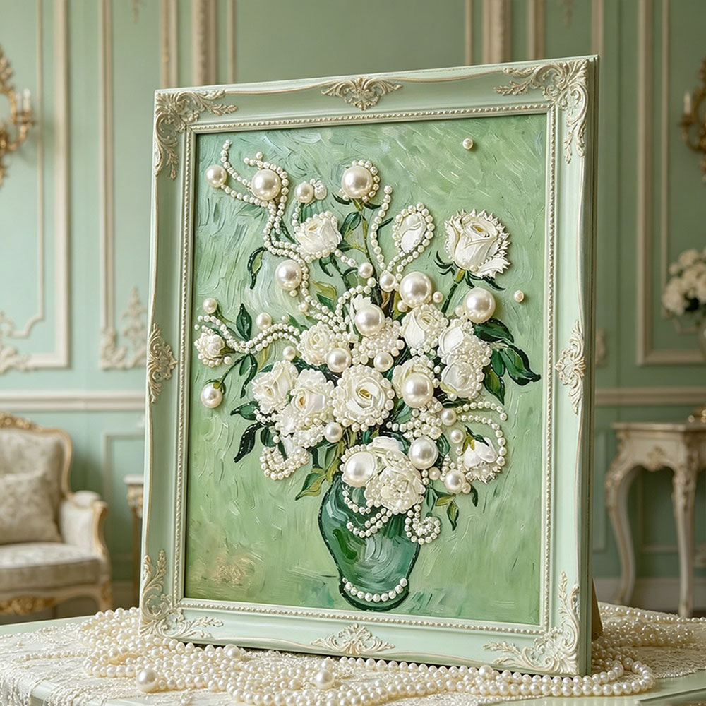 مجموعة هواكان للرسم باللؤلؤ لل - مراجعة Resin Art Of Rose وسعره